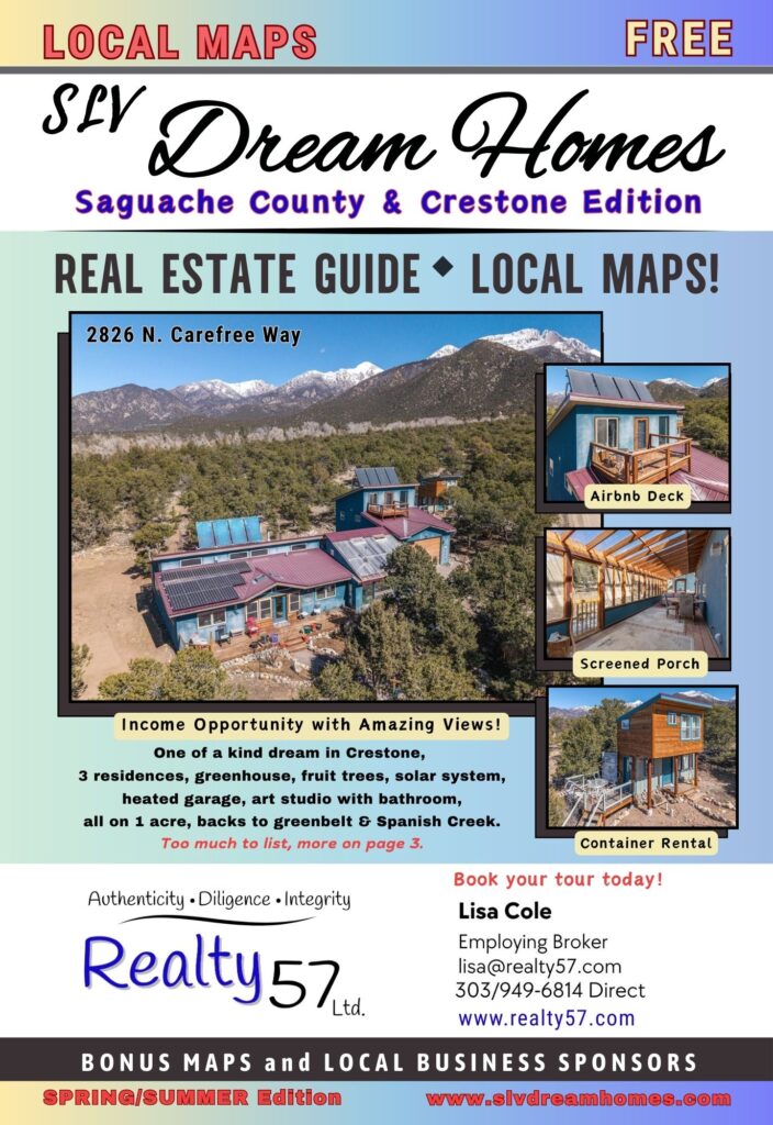 Front cover of SLV Dream Homes Magazine,.
